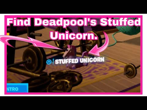 Find Deadpool’s Stuffed Unicorn, Embrace the Rainbow, Week 5 Deadpool Challenges.