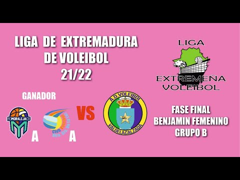 FASE FINAL GRUPO B LIGA VOLEIBOL 21/22 BENJAMIN FEMENINO, GANADOR - VALDELACALZADA