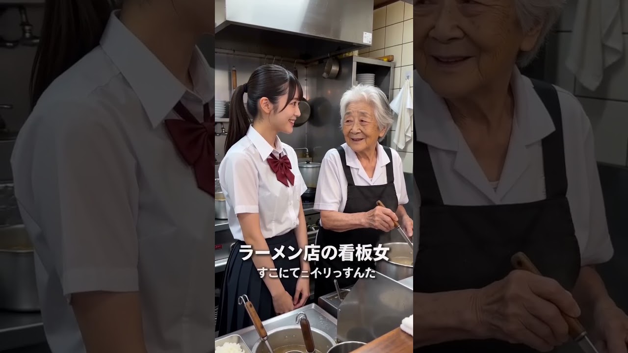 JKがラーメン店手伝うだけで売上10倍ｗ