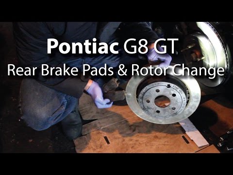 Pontiac G8 GT: Rear Brake Pads & Rotor Change (Step-By-Step) Easy!