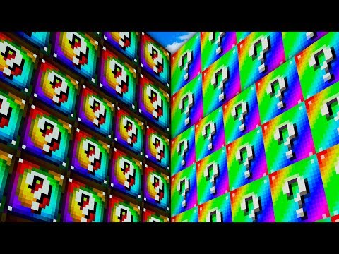 BRAND NEW MAP! SPIRAL VS RAINBOW LUCKY BLOCK WALLS 2.0! - MINECRAFT MODDED MINIGAME | JeromeASF