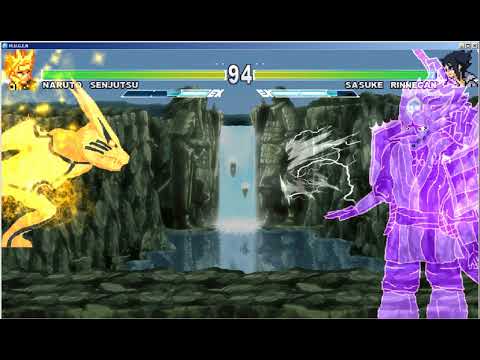 Mugen Naruto Vs Sasuke (Clash test)