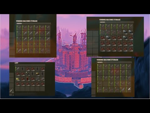 Rust- GHOSTING a 20 MAN ZERG for BOXES of AKS