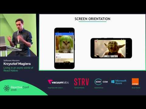 ReactiveConf 2016 - Krzysztof Magiera: Living in an async world of React Native