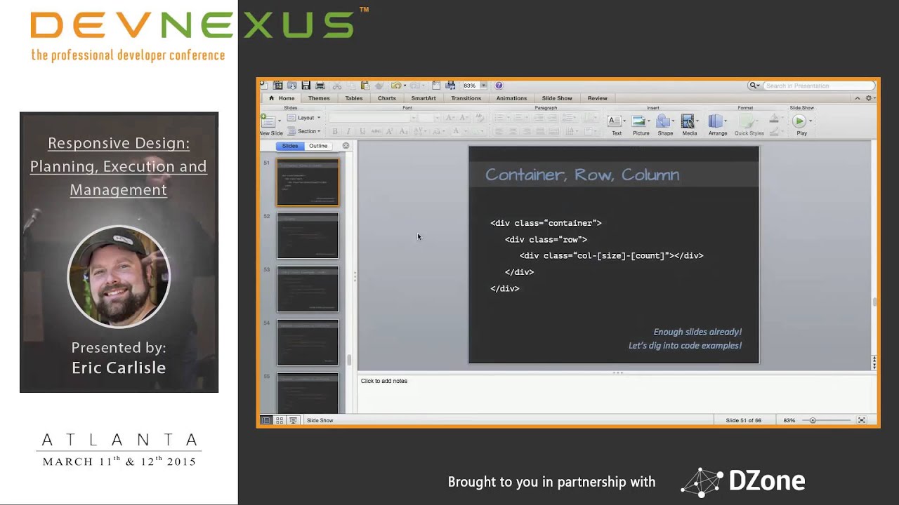 Devnexus 2015 - Responsive Design Planning, Execution & Management - Eric Carlisle