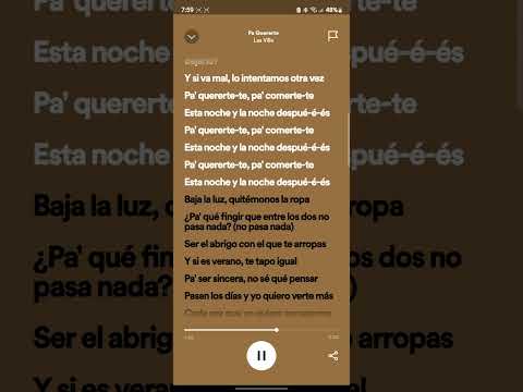 PA QUERERTE ( LAS VILLA,MARCO MARES) LETRA