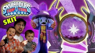 1st Skylanders Trap Team Magic Gate Opened! [Chapter 3: Chompy Mountain Gameplay SKIT]