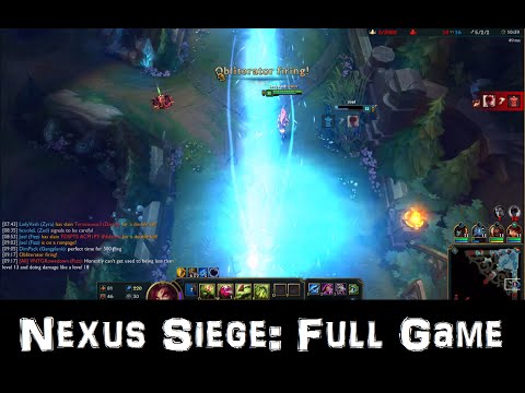 [PBE] Nexus Siege Full Game Zyra
