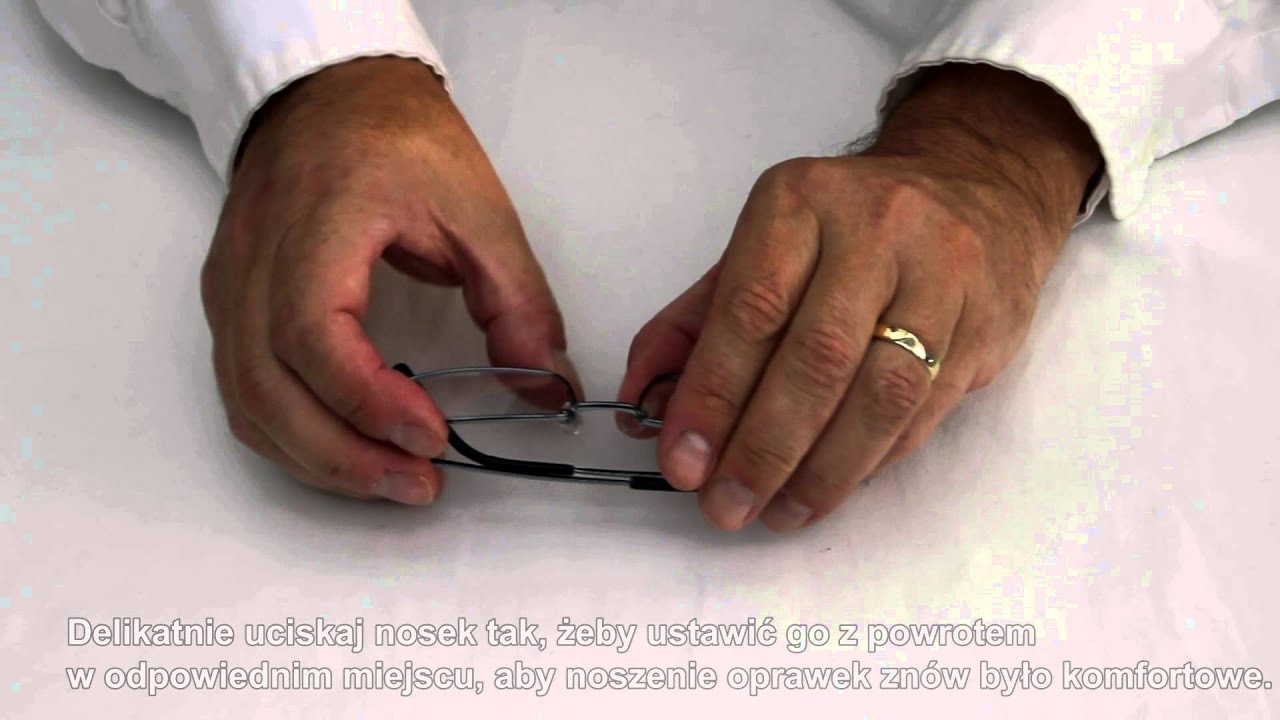 Prostowanie przekrzywionego noska. Samodzielna naprawa okularów to nic trudnego.