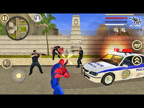 Spider Rope Hero Vice Town #2 Fun at NY City - Android Gameplay