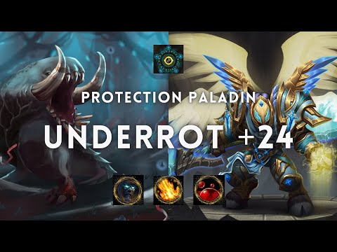 Underrot +24 | Prot Pal | Tyrannical | Dragonflight M+ Season 2 | PUG