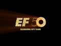 EF Celebrating 50 Years Logo Animation
