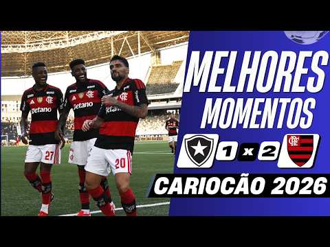 Botafogo 1 x 2 Flamengo | Melhores Momentos (COMPLETO) | Cariocão 2026