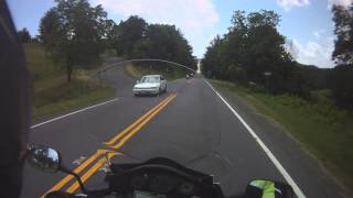 Honda Silverwing,  Riding Hwy 89 out of Galax VA