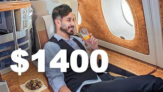 درجة رجال الاعمال على الاماراتيه في اكبر طائره في العالم ????????