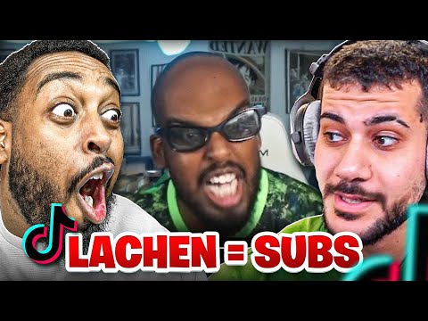 Lachen = Subs...☠️ Try not to laugh vs. @HamedLoco 😂