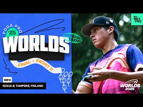 2025 PDGA Pro Worlds | MPO FINALF9 | Buhr, Barela, Tipton, Aderhold | Jomez Disc Golf
