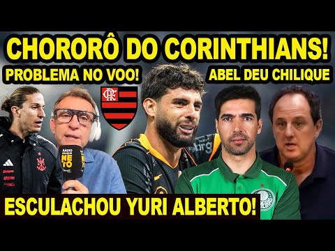 Corinthians lamenta derrota para o Flamengo e Abel Ferreira reclama de voo do Mengão