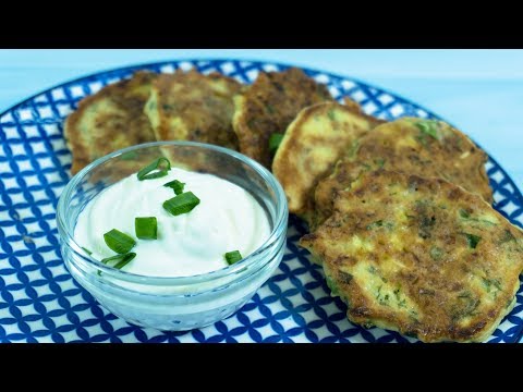 Easy Zucchini Fritters Recipe | Veggie Fritters | Hungry Cat
