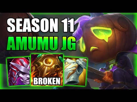 HOW TO PLAY AMUMU FROM BEHIND AND CARRY!! AMUMU JUNGLE COMMENTARY GUIDE SEASON 11 -League of legends