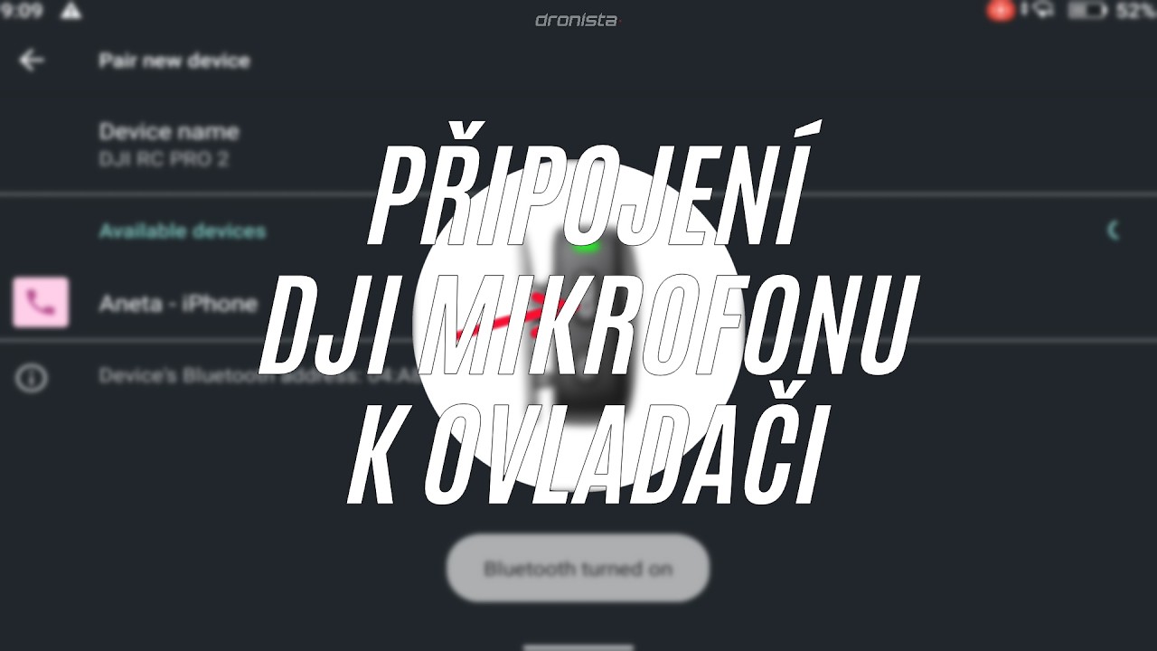 32 PŘIPOJENÍ MIKROFONU K OVLADAČI