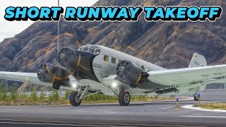 Short Runway Takeoff Challenge - Junkers Ju-52 | Saba Airport | MSFS 4K