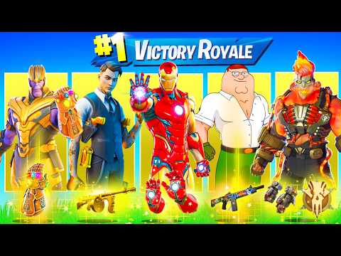 Evolution of All Mythic Weapons, Items, Medallions & Bosses - Fortnite Chapter 1 to Chapter 5