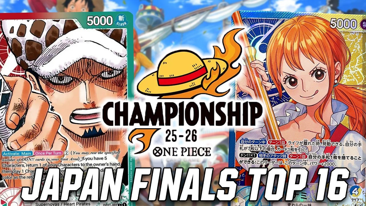 [EB04] OP01 RG Law vs OP11 UY Nami | Japan Finals Top 16 One Piece Trading Card Game