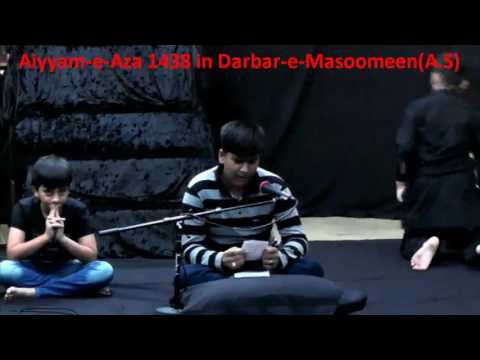 Livestream-Night of First Muharram-1438 from Darbar-e-Masumeen.