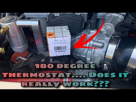 2019 Dodge Charger Hellcat 180 degree thermostat install