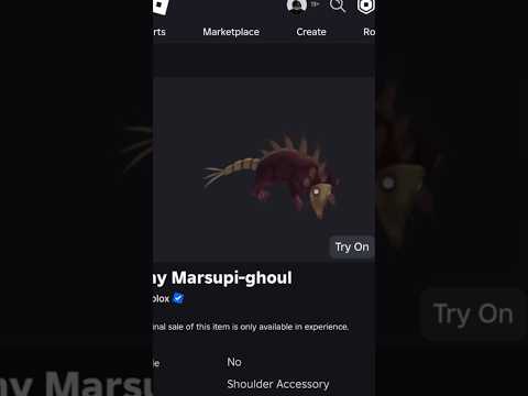 ( New Free Item ) How To Get Spiny Marsupi-ghoul ROBLOX ( 2025 ) DeanOfficial YT