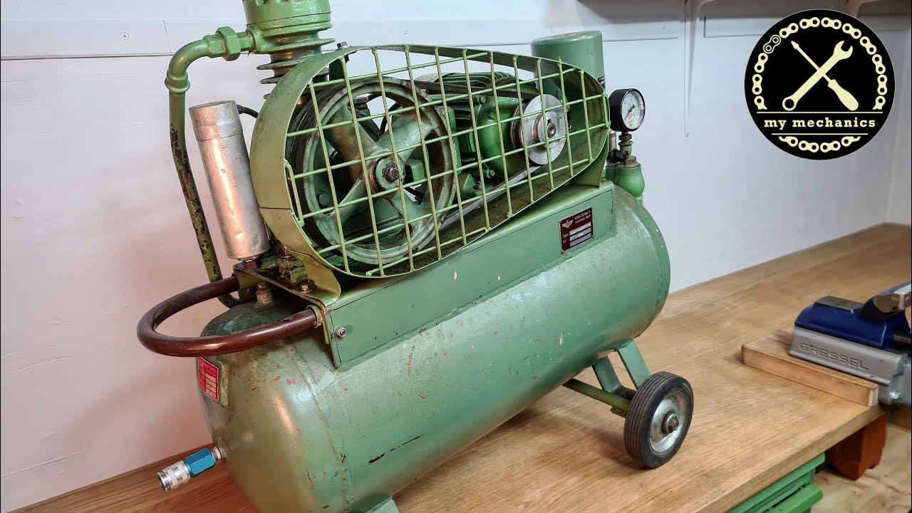 1959 Broken Air Compressor - Repair and Maintanence