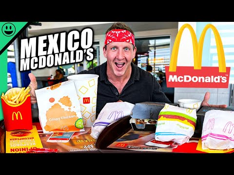 Mexico’s Bizarre McDonald’s Menu!! What is Fast Food REALLY like in Central America?