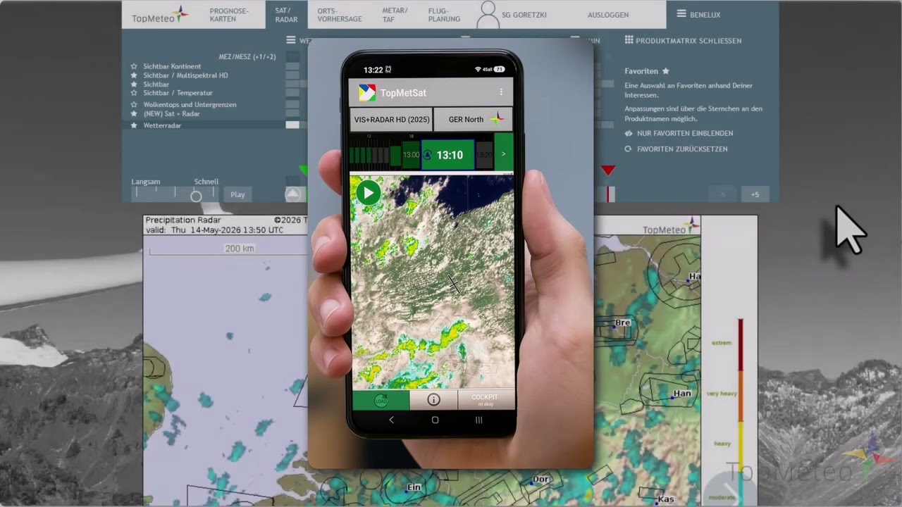 Vol motorisé - premier briefing météo