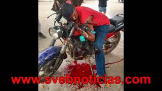 Ejecutan a motociclista en Minatitlan Veracruz, Colonia Hidalgo