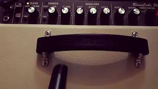 Video thumbnail for Roland Blues Cube Stage - Dual Tone test by Delta Slim