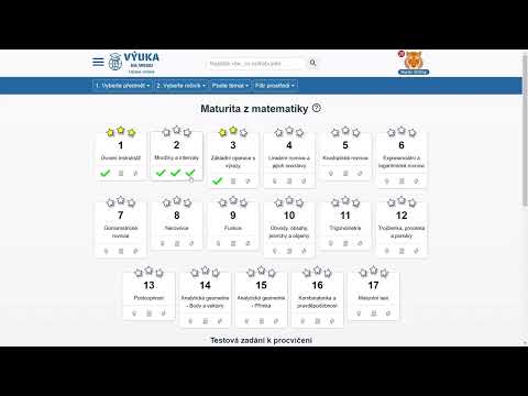 Příprava na maturitu z matematiky - Jak fungují lekce