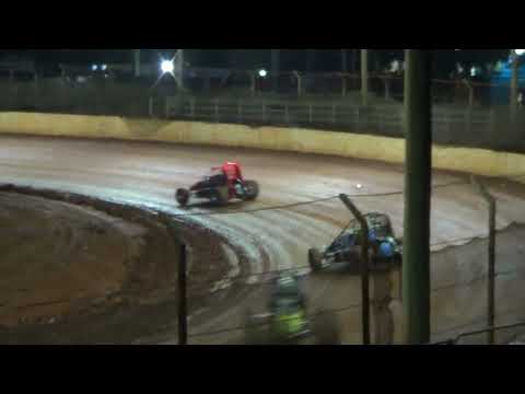 wingless sprints feature race part 2 Maryborough speedway 22/06/2024