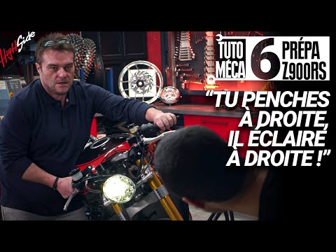 Prépa Z900RS : Compteur et phare (Étape 6) - Tuto Méca