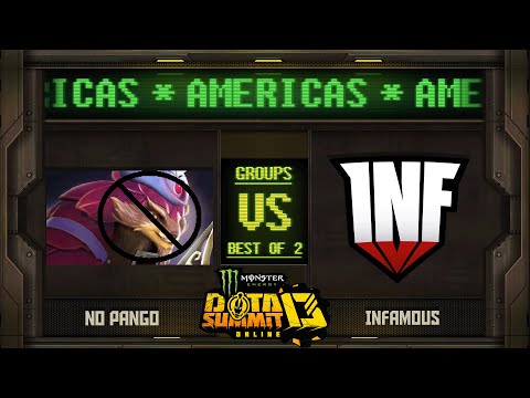 No Pangolier vs Infamous Game 1 - Monster Energy Dota Summit 13 Online NA/SA: Groups w/ Moxxi & Neph