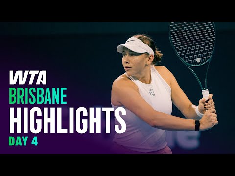 Day 4 in Brisbane featuring Anisimova, Pegula, Andreeva, and more | WTA Match Highlights