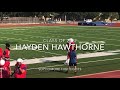 Hayden Hawthorne Class of 2022 Sophomore Highlights 