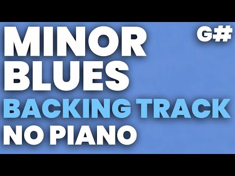 Minor Blues in G# Backing Track Swing 120 bpm Brushes - NO PIANO