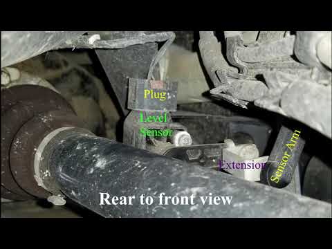 BMW Right Rear Adaptive Headlight Level Sensor Replacement
