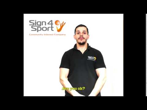 How to Sign Are You Okay in British in BSL