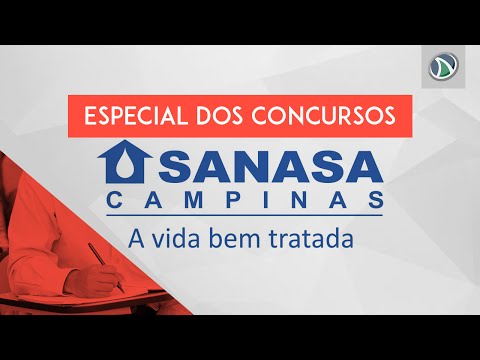 Especial dos Concursos - SANASA Campinas