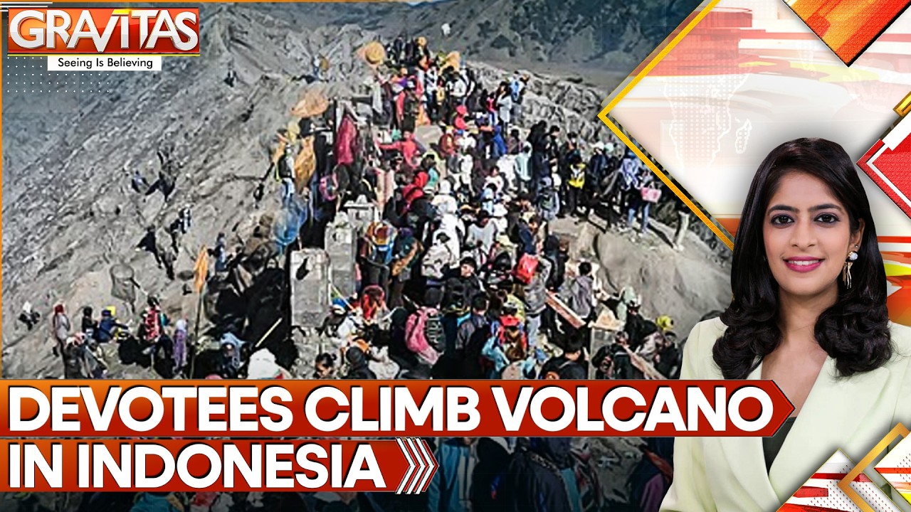 Hindus Scale Active Volcano in Indonesia to Pray to 700-year-old Ganesh Idol | GRAVITAS