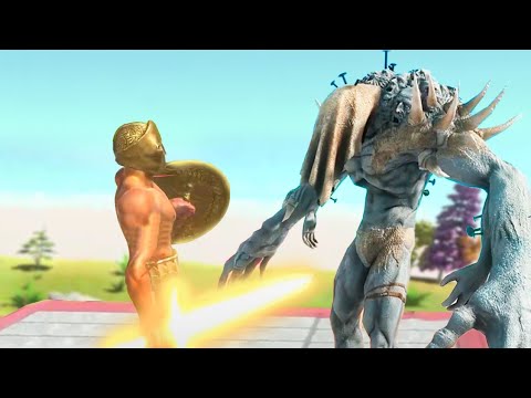 [ Achilles Challenge ] Ancient Humans vs All Infernals | Animal Revolt Battle Simulator