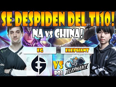EG VS ELEPHANT[BO1]ELIMINACIÓN- ARTEEZY VS EURUS -THE INTERNATIONAL 10 - DOTA 2 PRO
