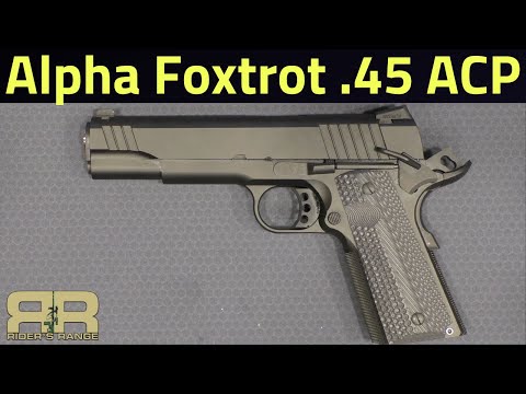Alpha Foxtrot AF1911 .45ACP Unboxing and First Look